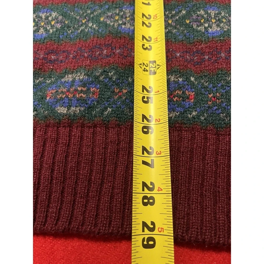 1970's Brooks Brothers Isle Knit Vintage Pullover Sweater Size XL Scotland Rare